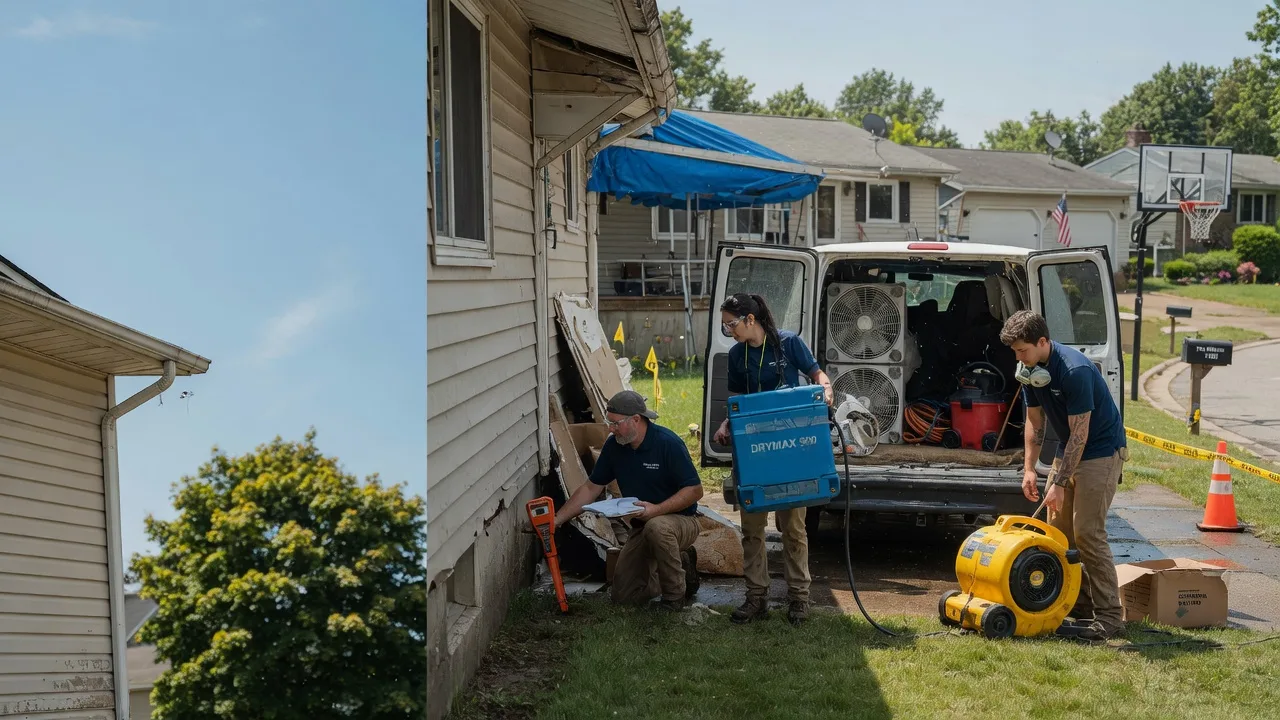 Ceiling Leak Cleanup in Mineral Point, WI near me