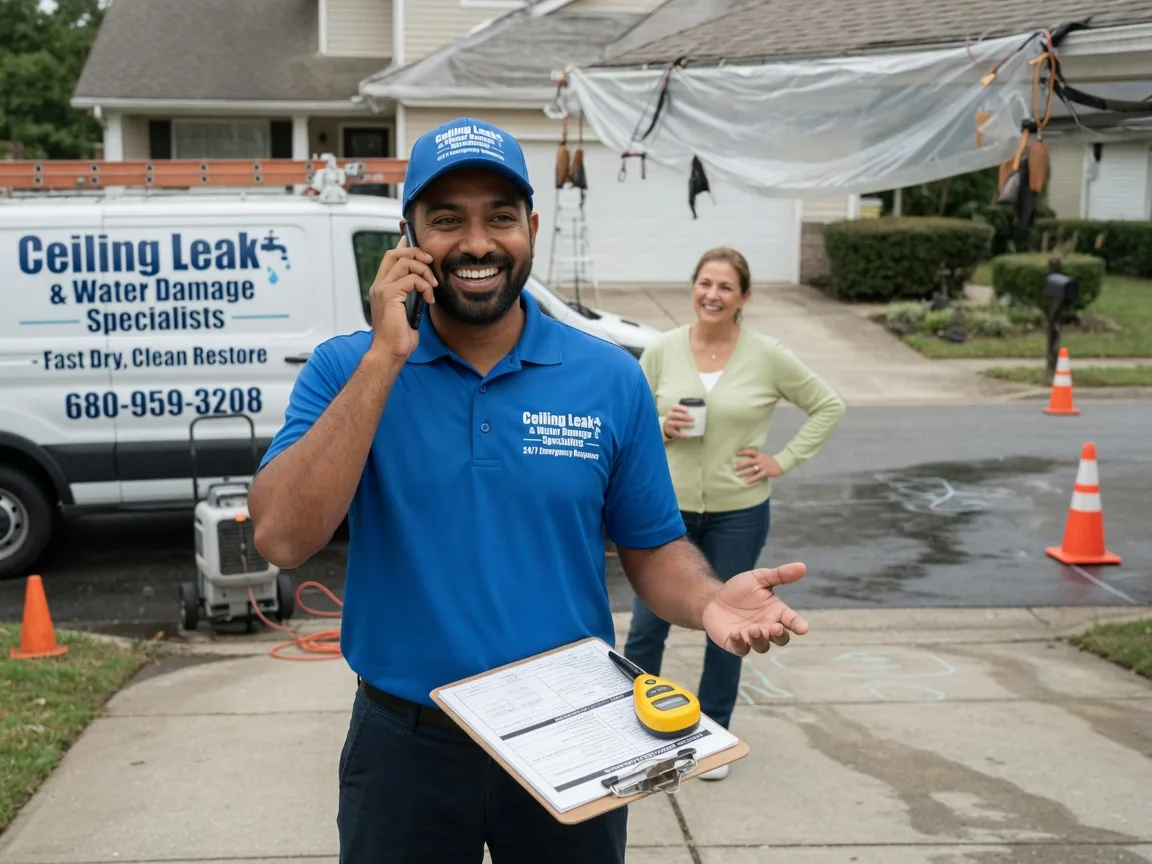 Ceiling Leak Cleanup Mineral Point, WI FAQs